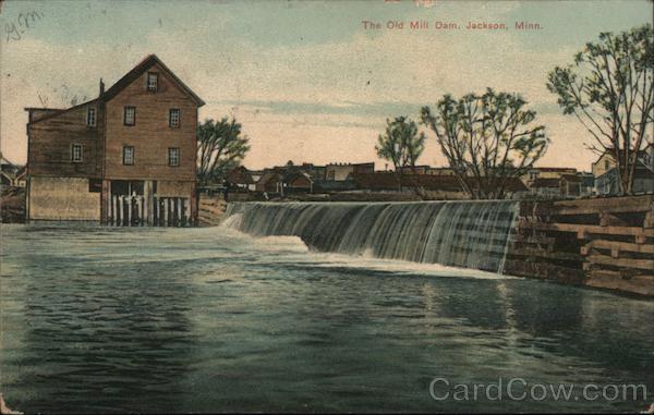 The Old Mill Dam Jackson Minnesota