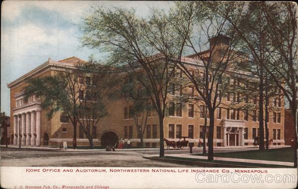 Home Office and Auditorium, Northwestern National Life Insurance Co. Minneapolis Minnesota