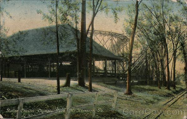Roller Coaster, Olympia Park McKeesport Pennsylvania