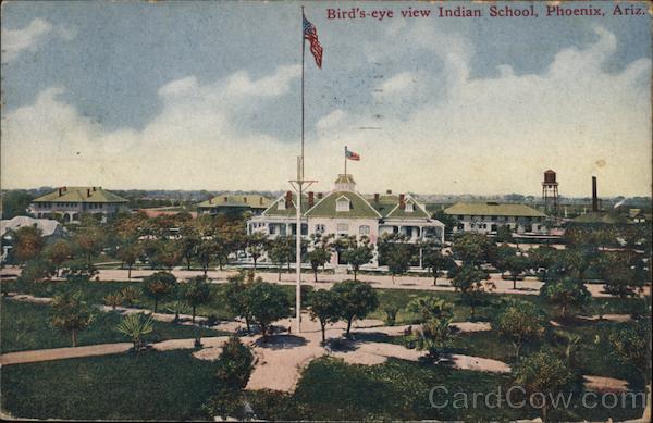 Bird's-eye View Indian School Phoenix Arizona