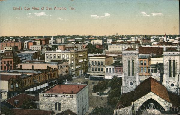 Bird's Eye View of San Antonio Texas