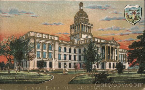 State Capitol - Embossed Lincoln Nebraska