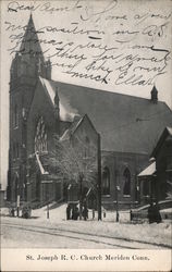 St.Joseph R.C. Church Meriden, CT Postcard Postcard Postcard
