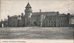 Armory, University of Minnesota Postcard