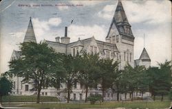 Central High School, Minneapolis, Minn. Postcard