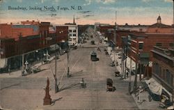 Broadway, Looking North Postcard