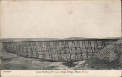 Great Northern Railroad Company's High Bridge Postcard