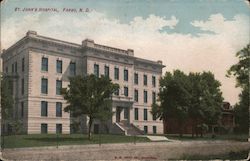 St. John's Hospital, Fargo, N.D. Postcard