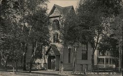 Congregational Church Huron, SD Postcard Postcard Postcard