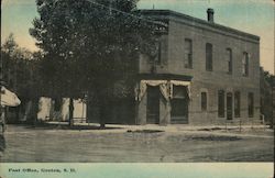 Post Office Groton, SD Postcard Postcard Postcard