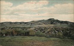 Bird's-eye View of Spearfish, Lookout Mt. in the Distance Postcard