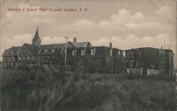 Convent & Sacred Heart Hospital Yankton, SD Postcard Postcard Postcard