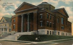 City Temple (Baptist Church) Postcard