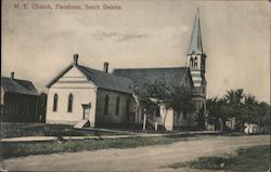 M.E. Church, Flandreau, South Dakota Postcard