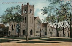 First Baptist Church Postcard