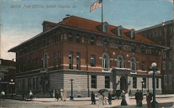 Post Office Cedar Rapids, IA Postcard Postcard Postcard