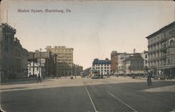 Market Square Harrisburg, PA Postcard Postcard Postcard