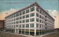 Hamburger Department Store, Largest West of Chicago Postcard