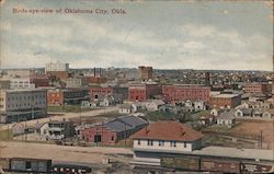 Bird's Eye-View Oklahoma City, OK Postcard Postcard Postcard