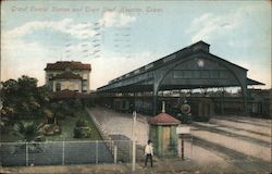 Grand Central Station and Train Shed Houston, TX Postcard Postcard Postcard