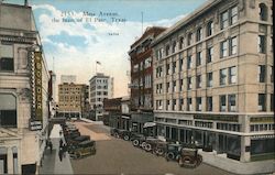Mesa Avenue, the Heart of El Paso Postcard