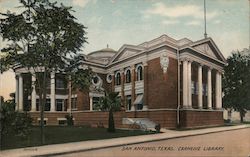 Carnegie Library San Antonio, TX Postcard Postcard Postcard