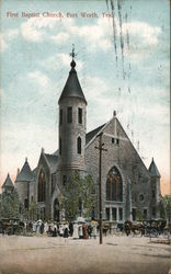 First Baptist Church Fort Worth, TX Postcard Postcard Postcard