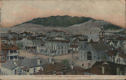Bird's Eye View of El Paso, showing Mt. Franklin Postcard