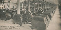 A Section of One of the Finishing Rooms, Hershey Chocolate Co. Postcard