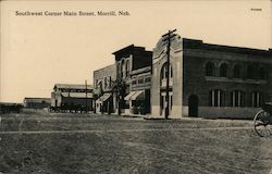 Southwest Corner Main Street Postcard