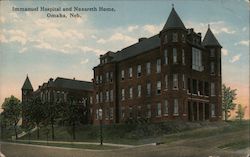 Immanuel Hospital and Nazareth Home Omaha, NE Postcard Postcard Postcard