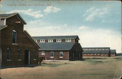 Company Stables, Fort Robinson, Neb. Postcard
