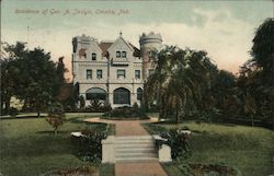 Residence of George A Joslyn Postcard
