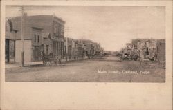 Main Street Oakland, NE Postcard Postcard Postcard