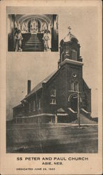 SS Peter and Paul Church, Dedicated June 29, 1920 Postcard