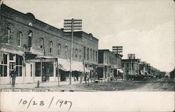 Main Street Tekamah, NE Postcard Postcard Postcard