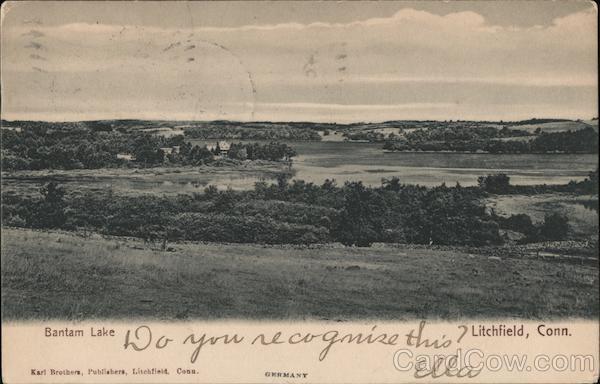 View of Bantam Lake Litchfield Connecticut