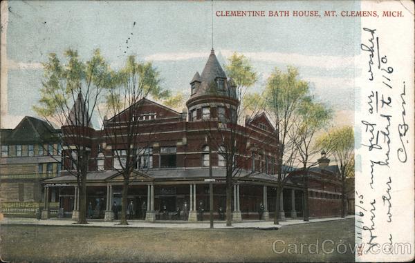 Clementine Bath House Mount Clemens Michigan