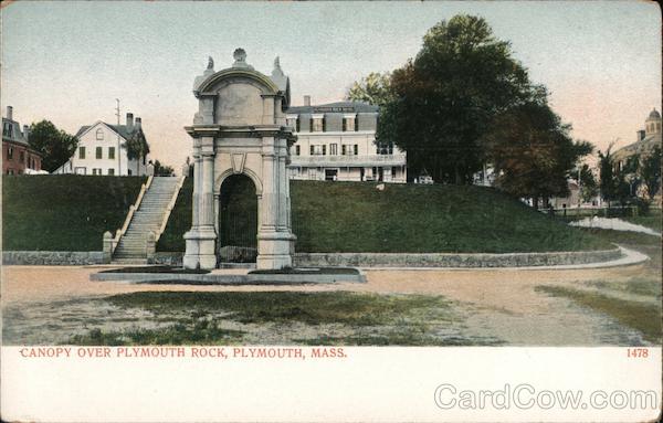 Canopy Over Plymouth Rock Massachusetts