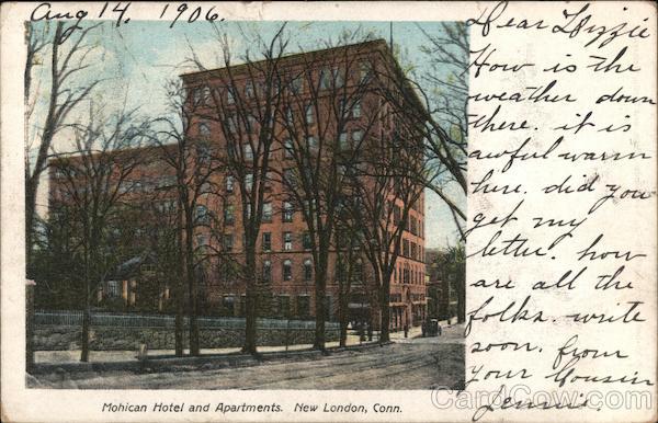 Mohican Hotel and Apartments New London Connecticut