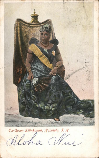 Ex-Queen Lilinkalani Honolulu Hawaii