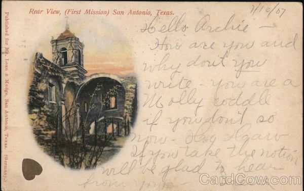 Rear View (First Mission) San Antonio Texas
