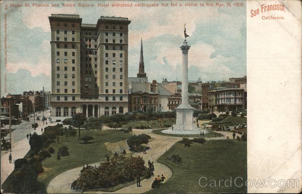 Hotel St. Francis and Union Square Hotel San Francisco California