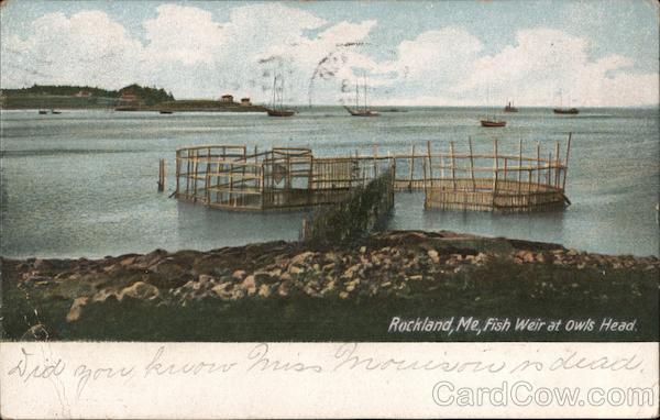 Fish Weir at Owl's Head Rockland Maine