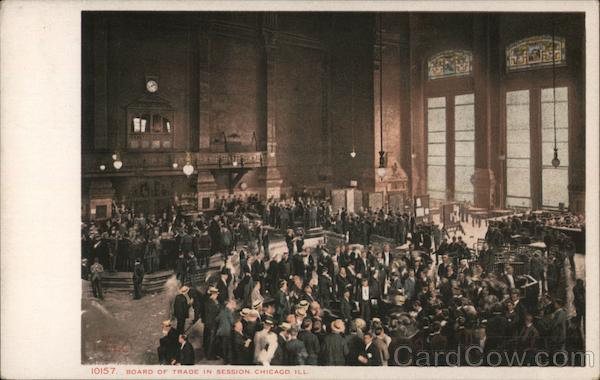 Board of Trade in Session Chicago Illinois