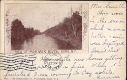 View of Mohawk River Postcard