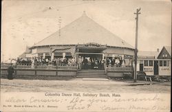 Columbia Dance Hall Salisbury Beach, MA Postcard Postcard Postcard