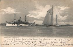 U.S. Cruiser "Texas" Postcard