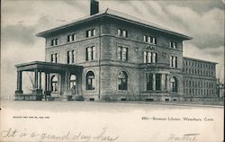 Bronson Library Building Postcard