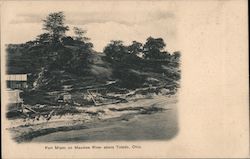Fort Miami on the Maumee River Postcard